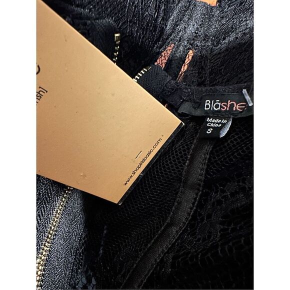 NEW WITH TAGS Blashe BLACK Lace Bustier Size small - Picture 4 of 4